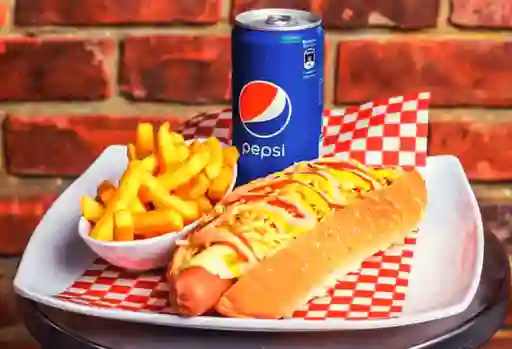 Combo American Hot Dog