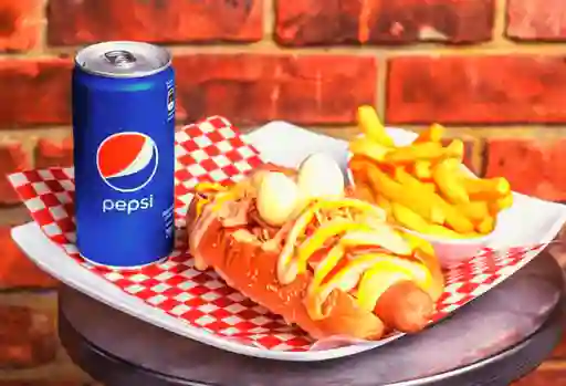 Combo Super American Hot Dog
