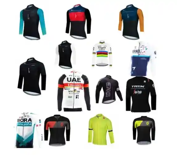 Uniforme Ciclismo Jersey Manga Larga Bicicleta Ruta Mtb