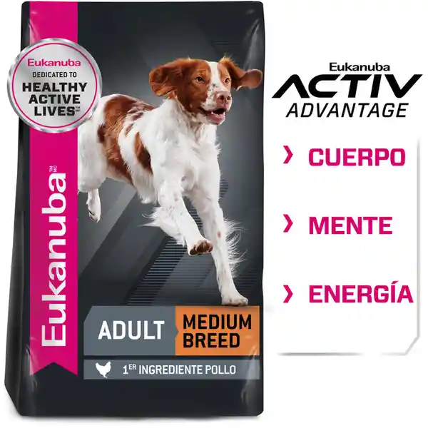 Eukanuba Alimento Para Perro Adulto Raza Mediana 5 Lb