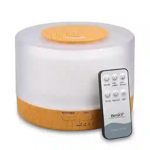 Difusor Aroma Grande 500 Ml Ambientador Luz Led Color 4420