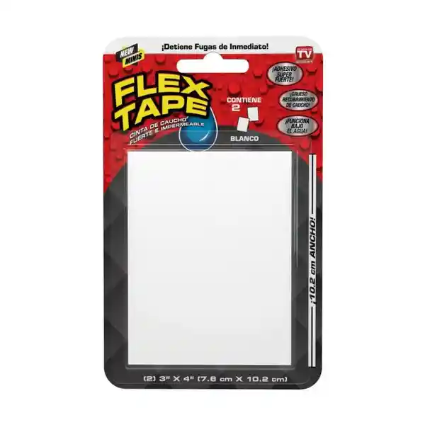 Flex Seal Cinta Impermeabilizante Mini Blanco (7,6 cm x 10,2 cm)