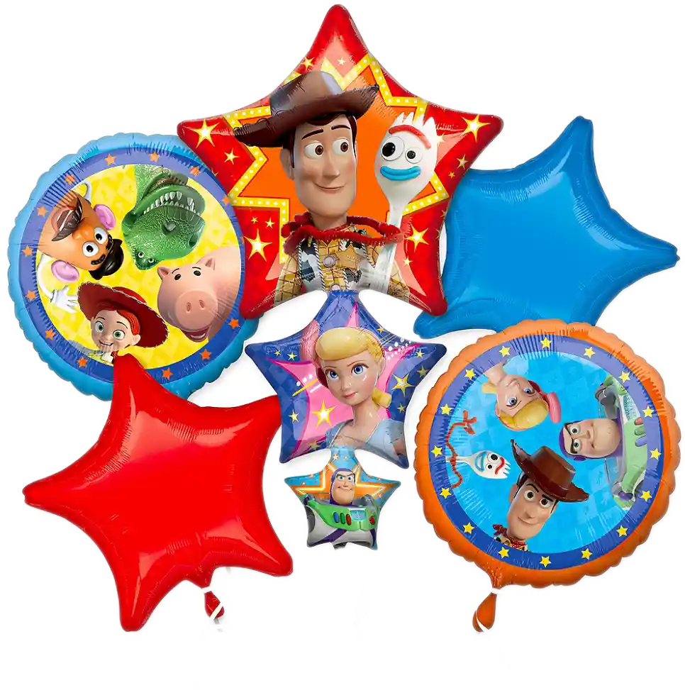 Globos Bouquet de globos metalizados toy story 4 personajes