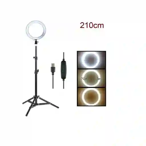 Aro Luz Led 33 Cm Para Fotografia Y Video Control + Tripode