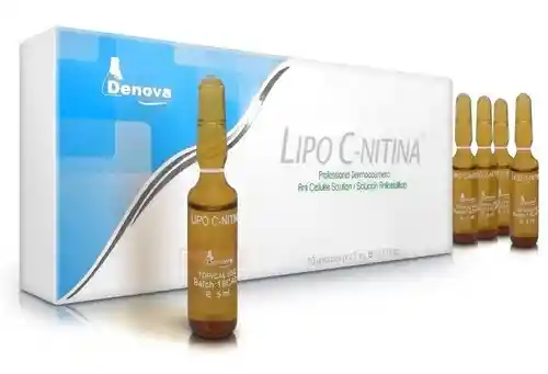 Lipo C Nitina L-carnitina + Cafeina Ampollas Denova