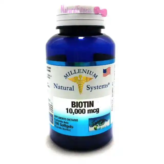 NATURAL SYSTEMS Biotina 10.000 Mcg X100 Americana