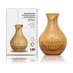 Humidificador Difusor Aromaterapia Luz Led Ultrasónico