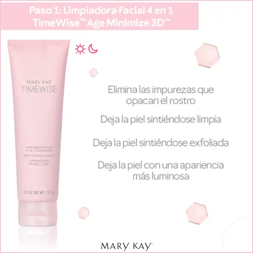 limpiadora Facial 4 en 1 para piel Combinada a grasa