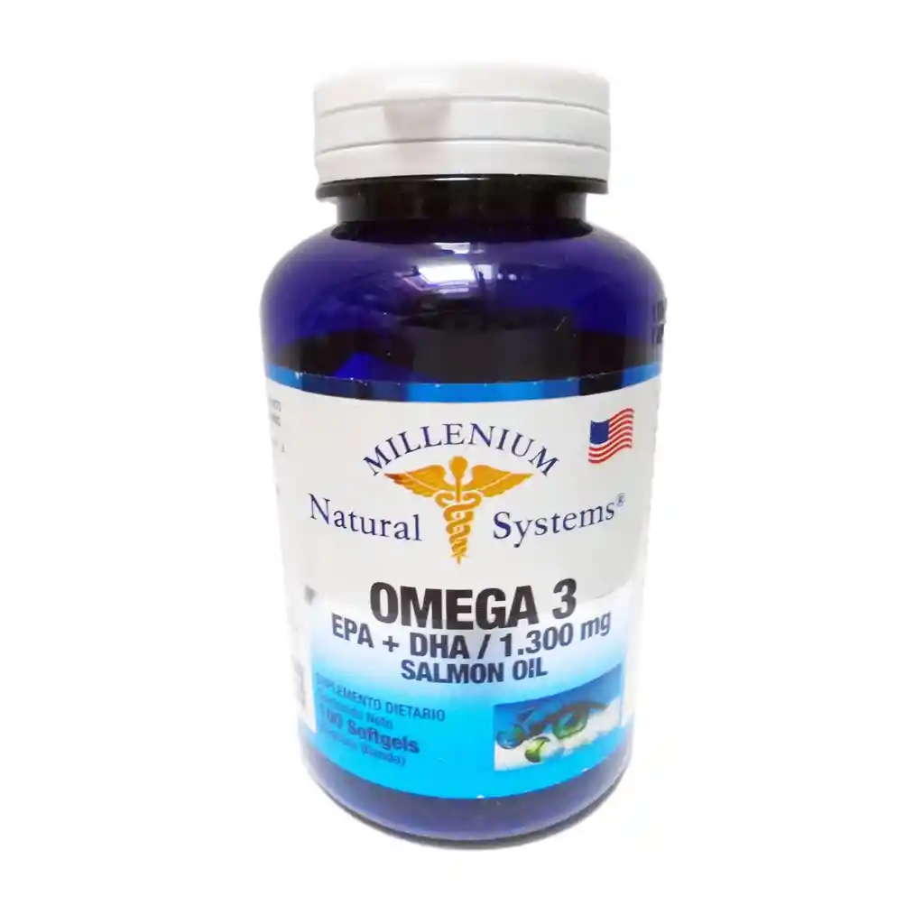 Omega 3 EPA + DHA 1.300 Mg 100 Caps