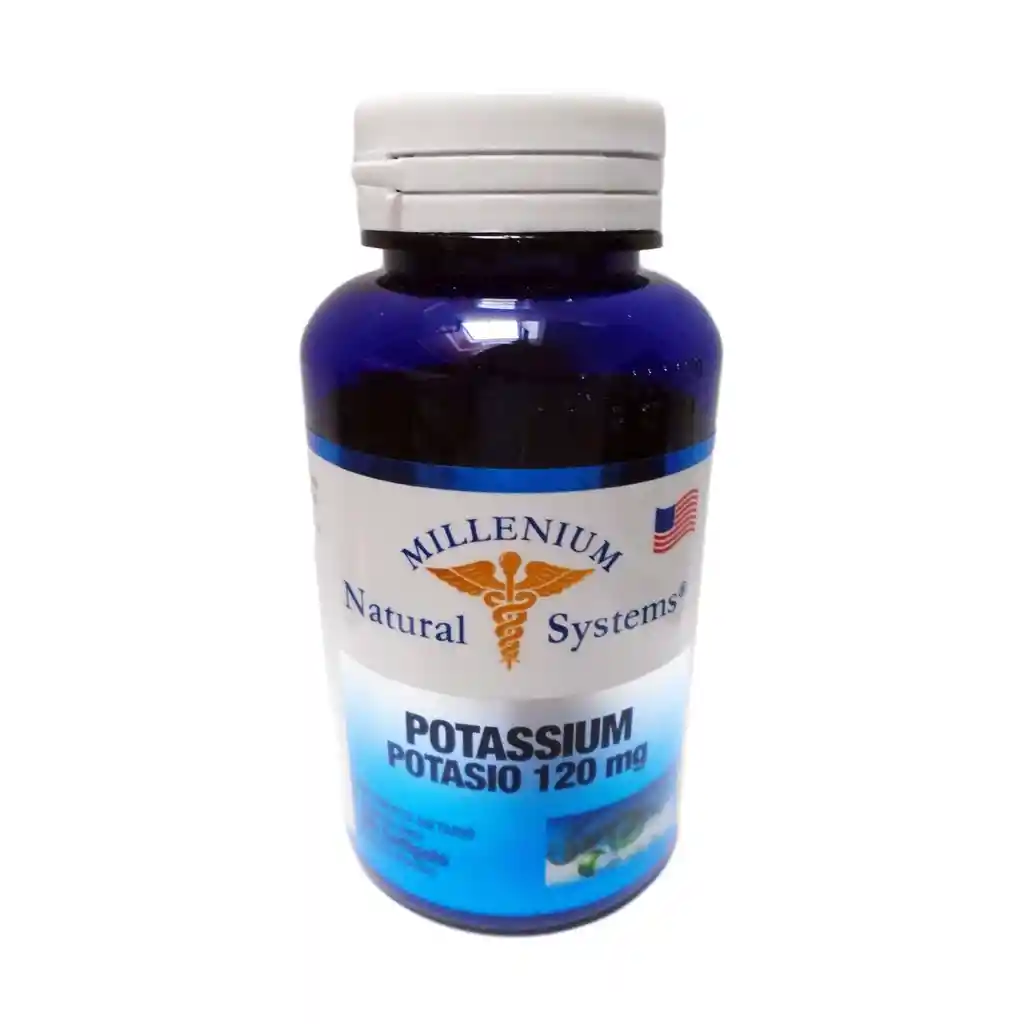 Millenium Potassium Potasio 120 Mg 100 Capsulas