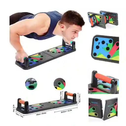 Tabla De Entrenamiento Push Up Sistema Plegable Multifunción