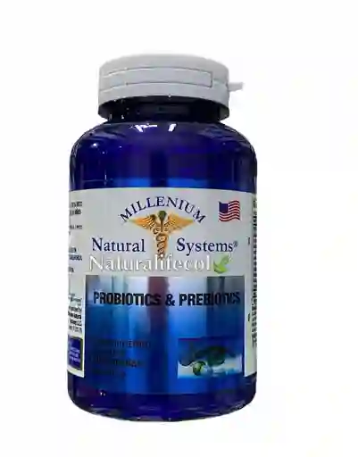 NATURAL SYSTEMS Probioticos Y Prebioticos X120 Capsulas America