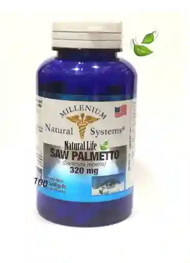 NATURAL SYSTEMS Saw Palmeto 320Mg X100 Softgels Americana