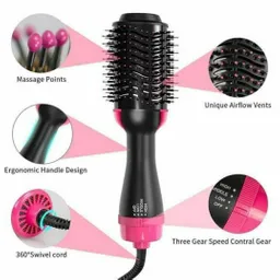 Cepillo Secador De Aire Caliente Para Cabello One Step Turbo