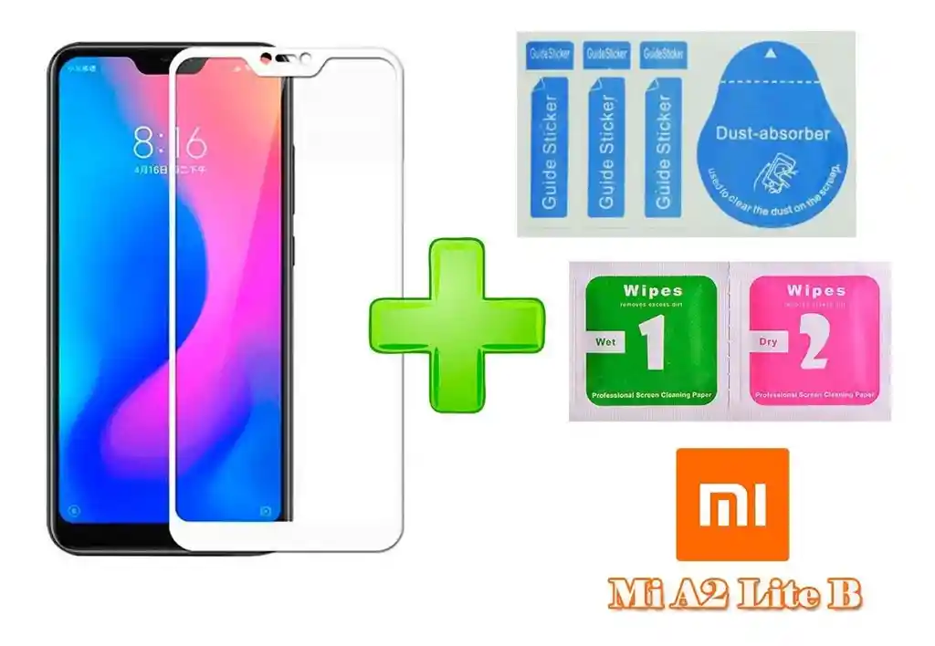 Xiaomi Vidrio Templado Mi A2 Lite Blanco