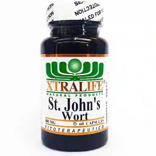 XTRALIFE St. Jhons Wort 60 Capsulas Hierbas De San Juan