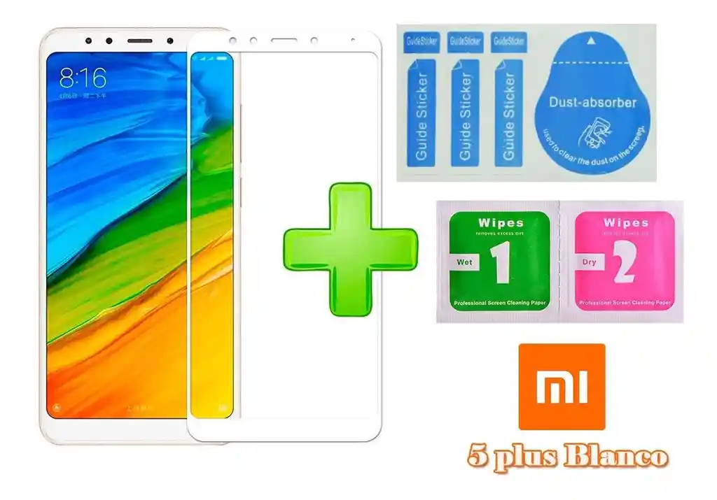 Xiaomi Vidrio Templado 5 Plus Blanco