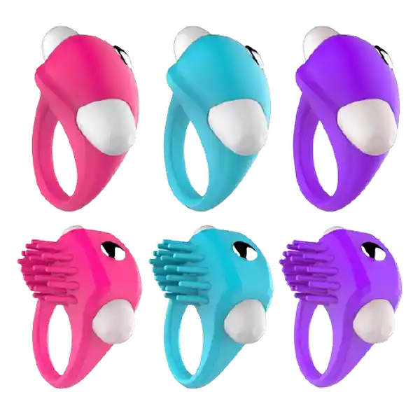 Sex Shop Anillo Vibrador Retardante Para Hombres