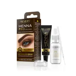 Revers Henna Para Cejas Pro Colors Castaño Oscuro Cosmetics