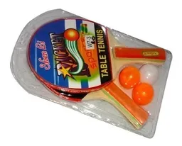 Ping Pong Set 2 Raquetas + 3 Bolas Deporte Juego
