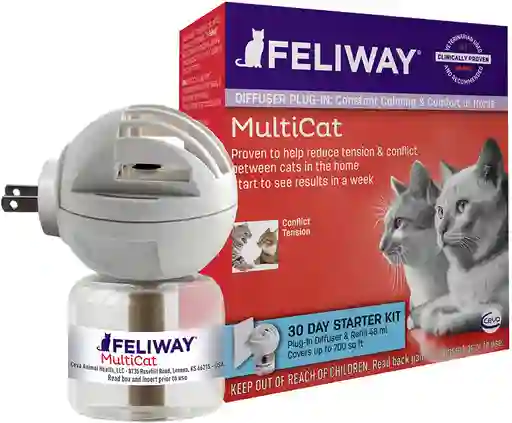 Feliway Difusor Enchufable de Feromonas para Gato Multicat