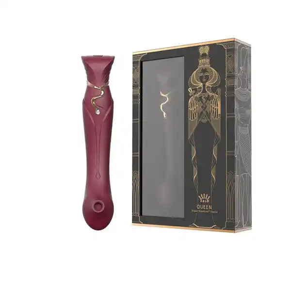 Zalo Vibrador Queen Set Wine Red