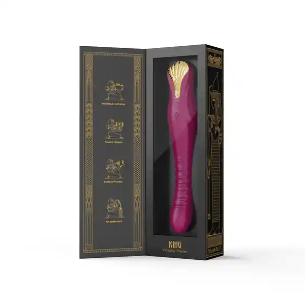 Zalo Vibrador King Velvet Purple