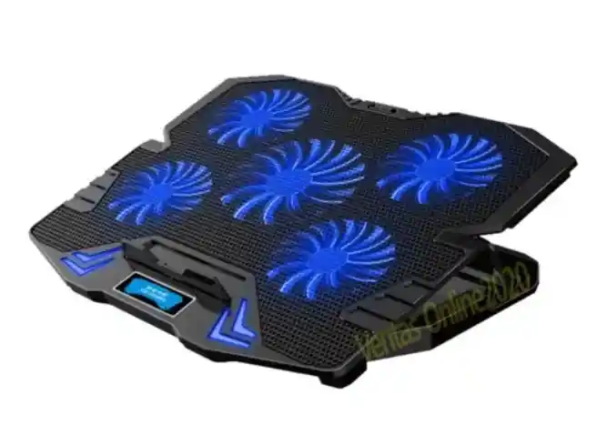 Base Refrigerante Gamer 5 Ventiladores 5 Niveles