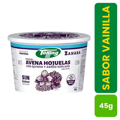 Zanara Avena en Hojuelas Sabor Vainilla