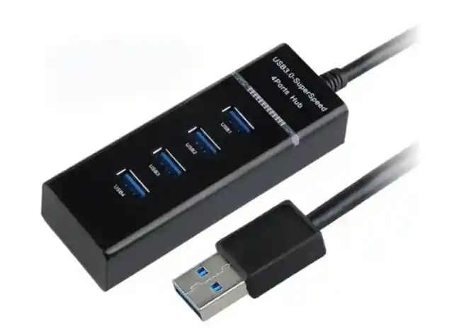 Mac Hub 4 Multi Puertos Usb 3.0 Luz Led Cable 30Cm Windows