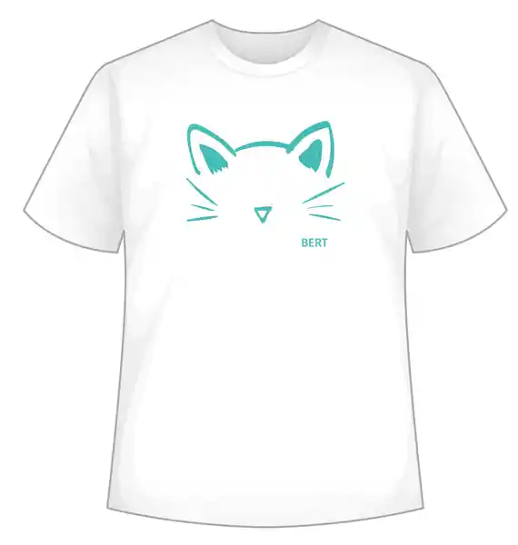 Bert Camiseta Miau Pet-Shirt