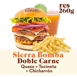 Sierra Bomba Doble Carne en Combo