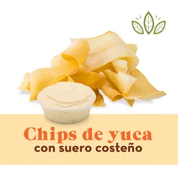 Chips de Yuca y Suero Costeño