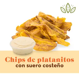 Chips de Plátano Maduro y Suero Costeño