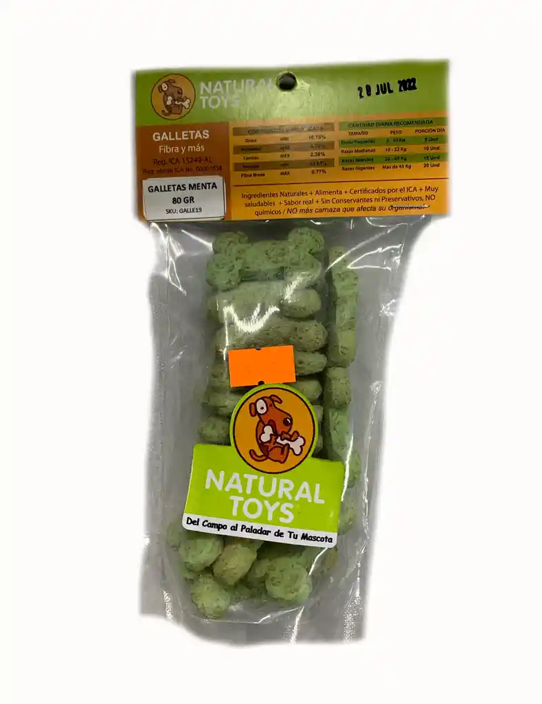 Galletas de menta 80gr