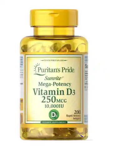 Vitamina D3 10000 Ui 200 Cap 