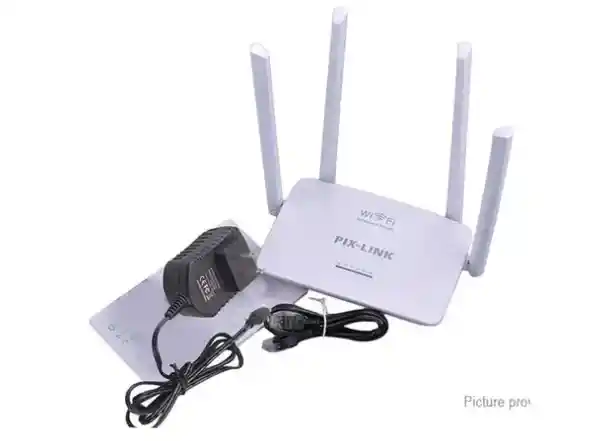 Router Repetidor Extensor Pixlink Wifi 300mbps Rompemuros