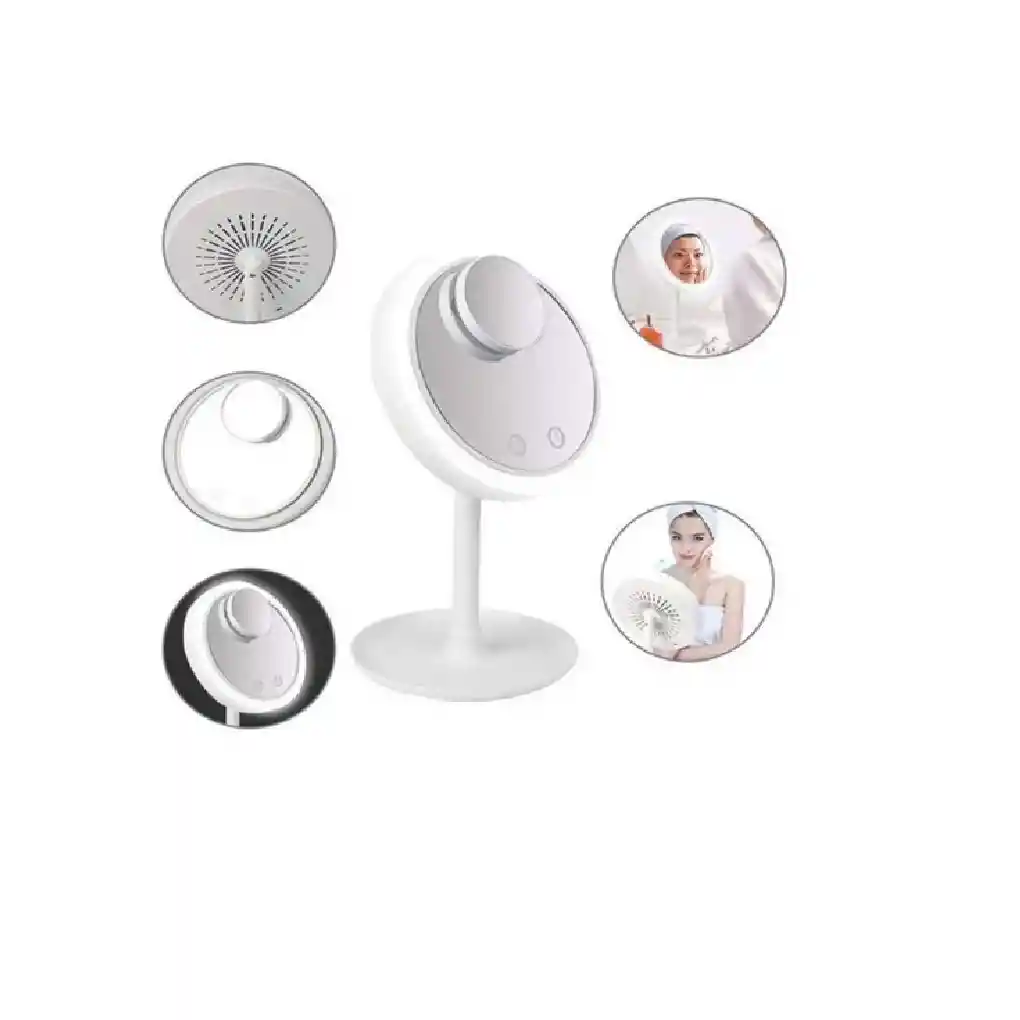 Espejo Led + Espejito Aumento + Ventilador