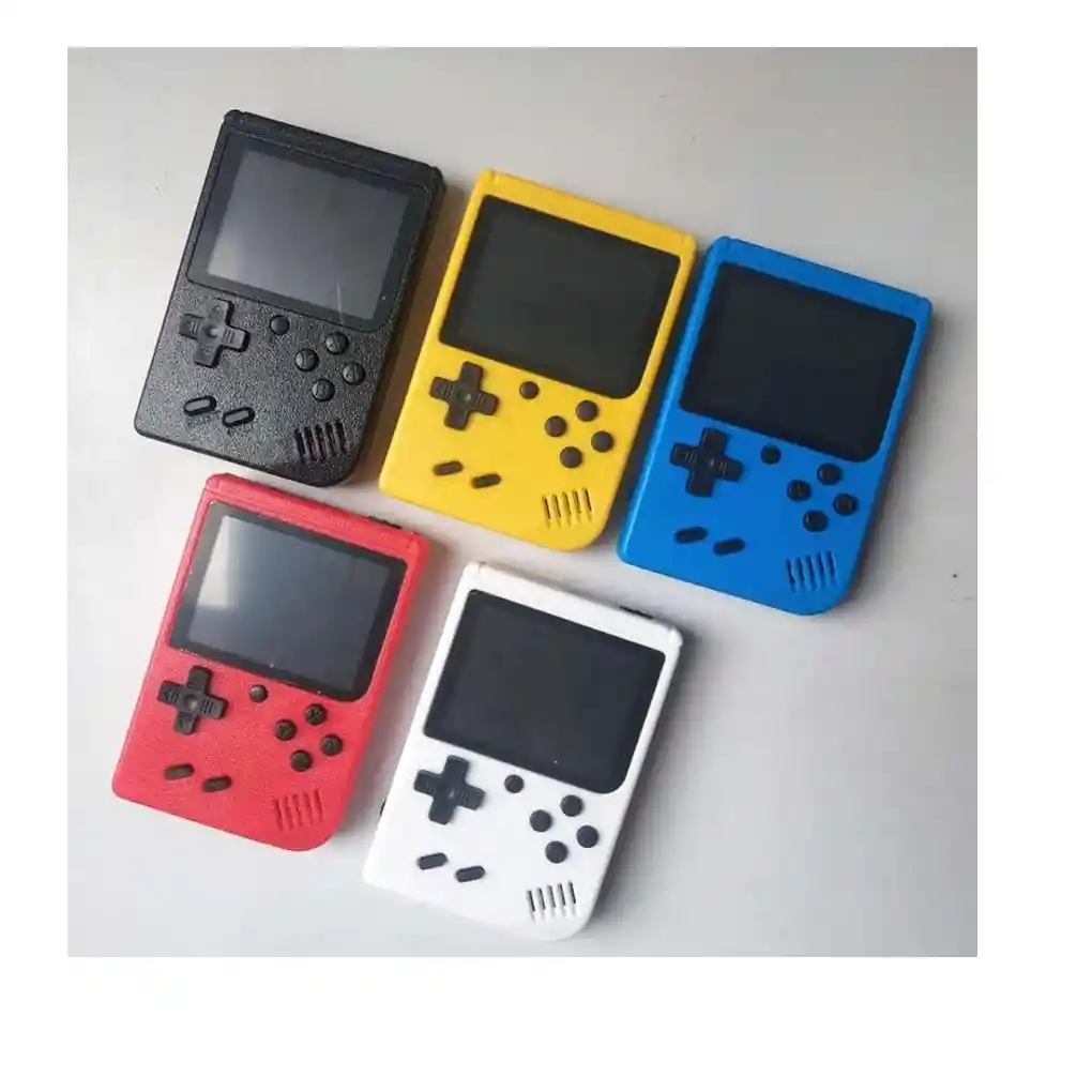 Mini Consola Retro Fc 400 In 1 Tipo Game Boy Clásicos Negra