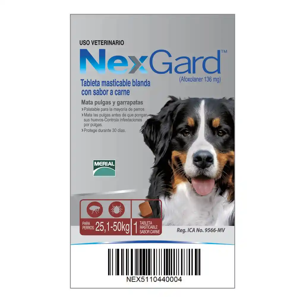 Nexgard Perros De 25 A 50 Kg