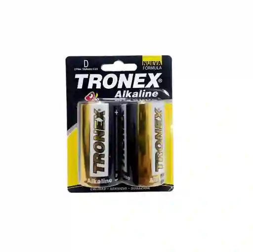 Tronex Bateria Pila Alcalina Tipo D Grande X21.5V Duracion