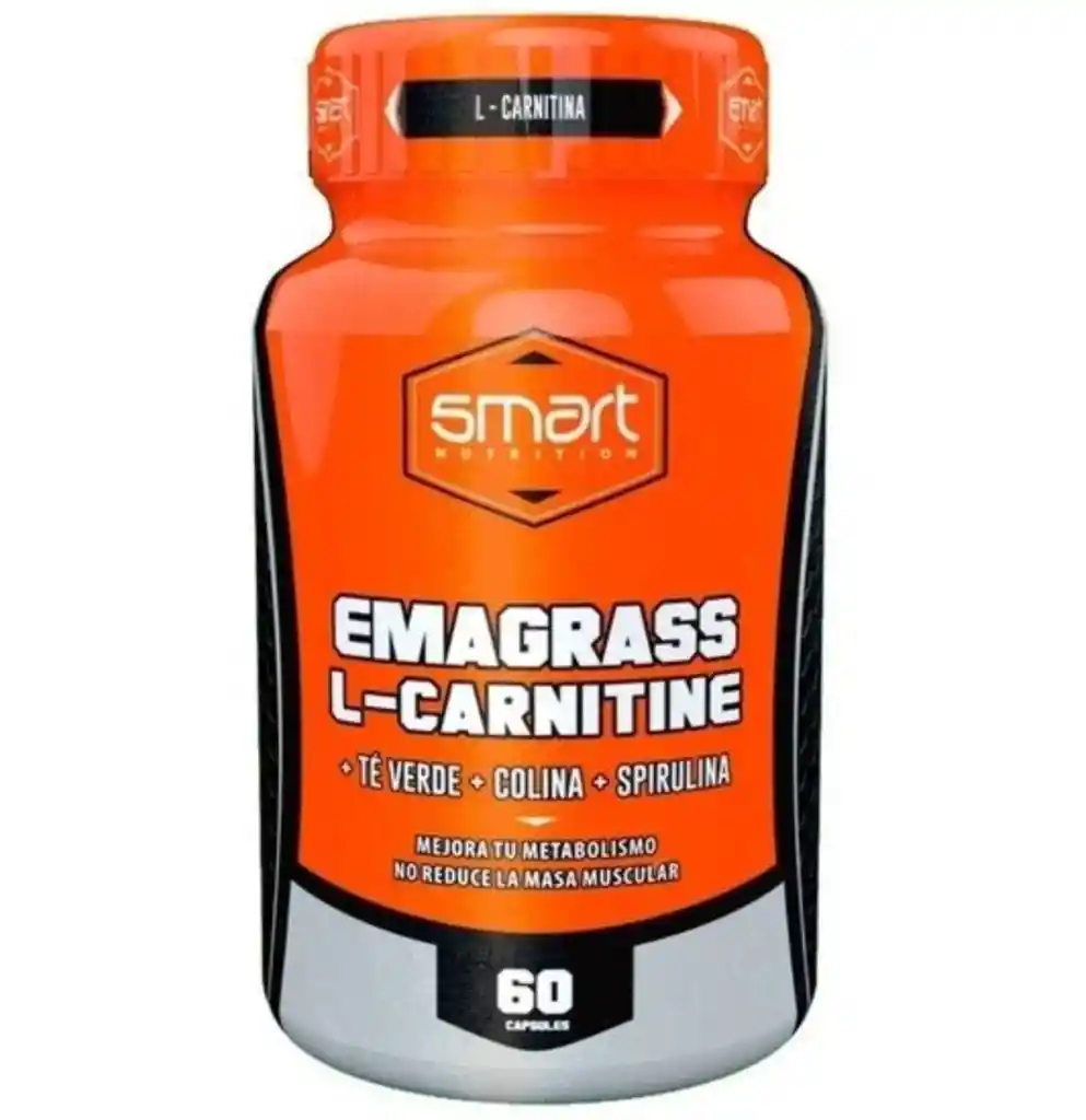 L Carnitine Emagrass Smart Nutrition Te Verde