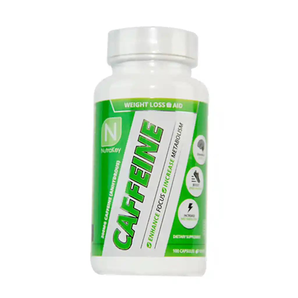 NUTRAKEY Cafeina 200 Mg 100 Capsulas