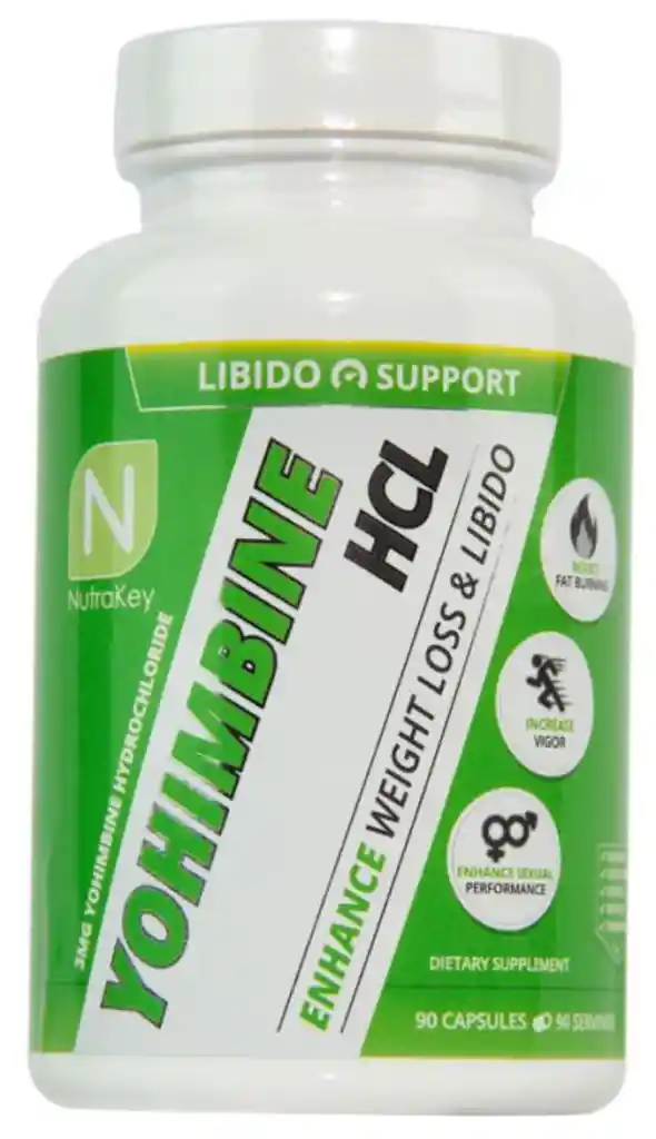 NUTRAKEY Yohimbine Hcl 3 Mg 90 Servicios