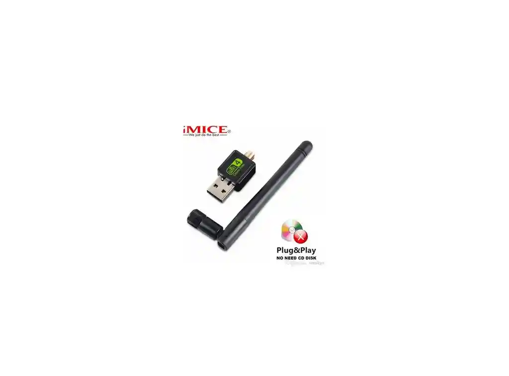 ADAPTADOR USB WIFI 2.4 GHZ ANTENA ALTA CALIDAD