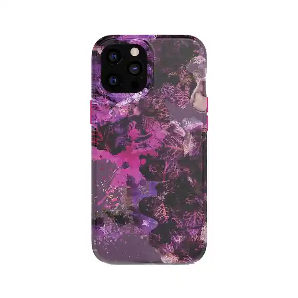 Estuche Protector Iphone 12 / 12 Pro Tech21 Eco Art Rosa/morado