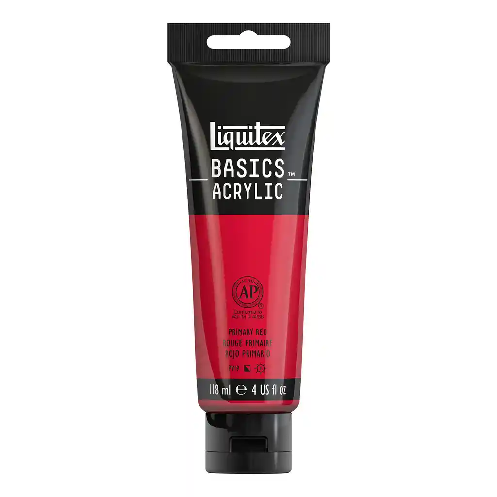 Liquitex Acrilico BASICS 118 ml 415 Rojo Primario