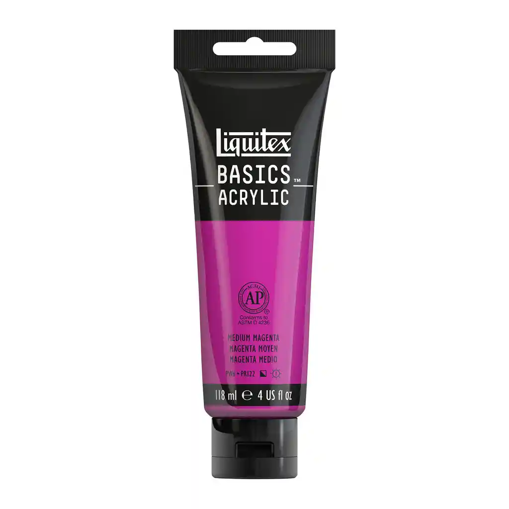 Liquitex Acrilico BASICS 118 ml 500 Magenta Medio