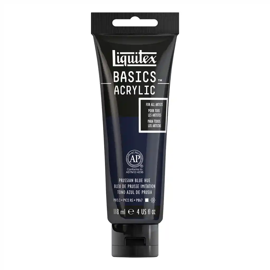 Liquitex Acrilico BASICS 118 ml 320 Tono Azul de Prusia