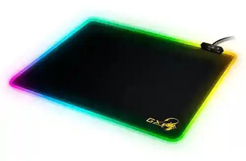 Genius Pad Mouse Gamer Gx-Pad Iluminado Rgb Antideslizante